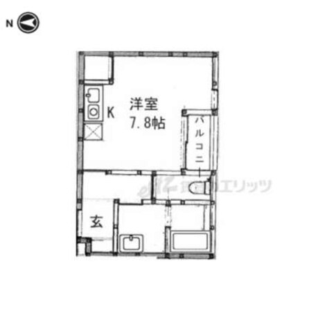 ｃｈｏｕｃｈｏｕＮａｋａｍｉｙａWESTの物件間取画像